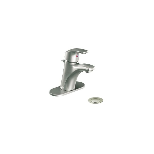 Brushed Nickel One-Handle Bathroom Faucet